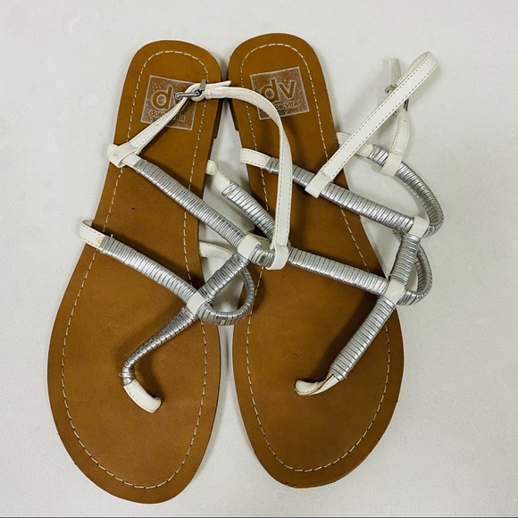 Dolce Vita Shoes - Worn Once Dolce Vita Silver Sandals Size 8